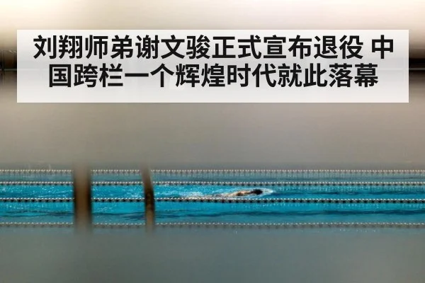 刘翔师弟谢文骏正式宣布退役 中国跨栏一个辉煌时代就此落幕